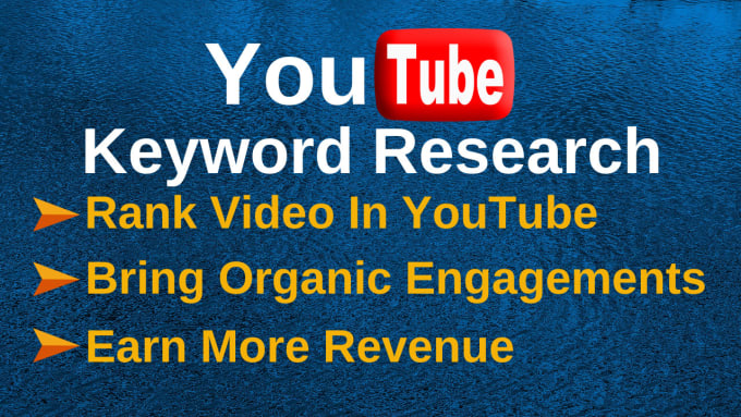 Gig Preview - Do best youtube keyword research for rank video