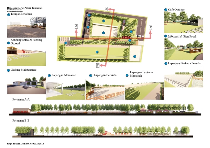 Gig Preview - Render site plan on landscape architecture