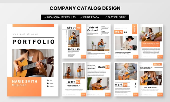 Gig Preview - Do booklet, company profile, business brochure, catalog