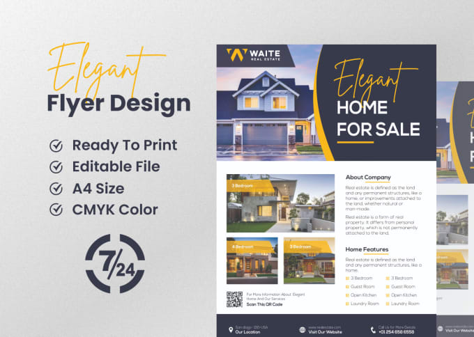 Gig Preview - Design real estate flyers, postcards, and brochures