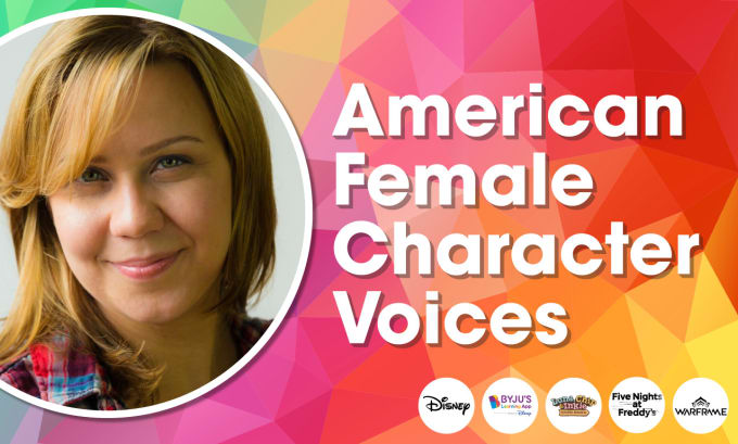 Gig Preview - Perform a female north american character voice over