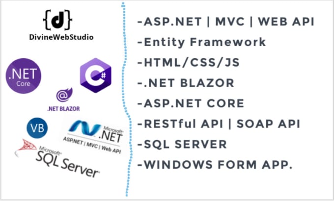 Gig Preview - Develop an aspnet mvc, dotnet core or blazor web application