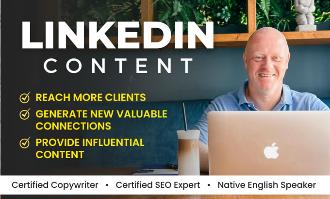 Gig Preview - Write effective linkedin content for your brand