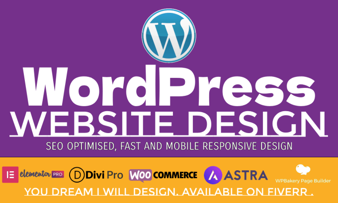 Gig Preview - Design, redesign, clone, customize wordpress website for you