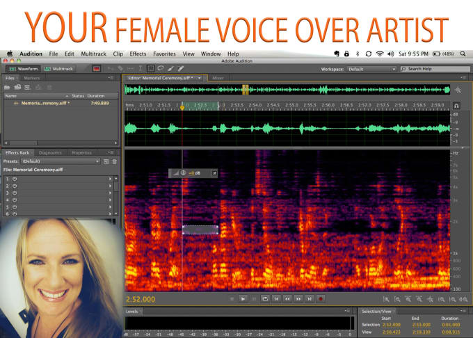 Gig Preview - Be your video game female voice over