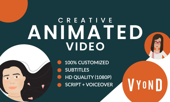 Gig Preview - Create 2d animated video using vyond