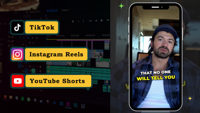 Gig Preview - Create hormozi style captions for reels, tiktok, shorts videos