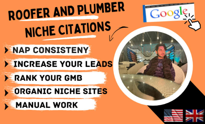 Gig Preview - Do 30 niche citations for roofer and plumber