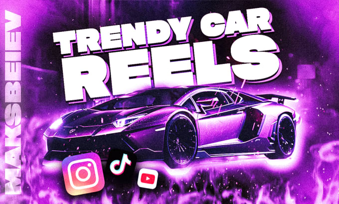 Gig Preview - Create a trendy car video edits for reels or tiktok