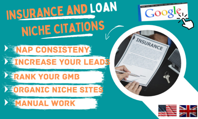 Gig Preview - Do relevant niche citation for insurance and loan business