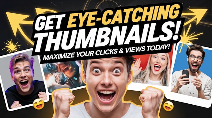 Bestseller - design elegant youtube thumbnails