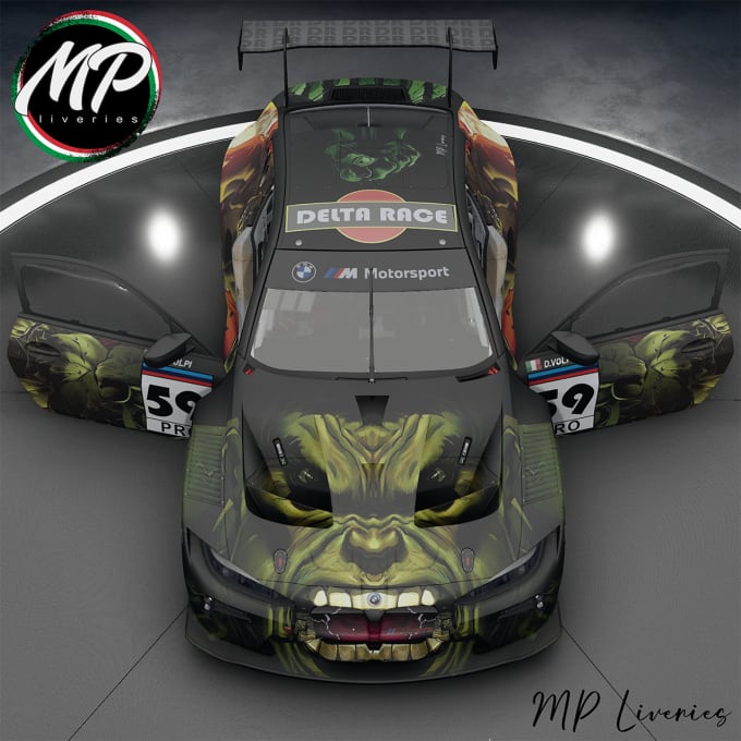 Gig Preview - Design custom liveries for assetto corsa competizione