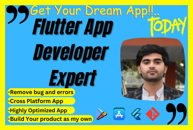 Gig Preview - Build mobile app as android ios app development  flutter app developer