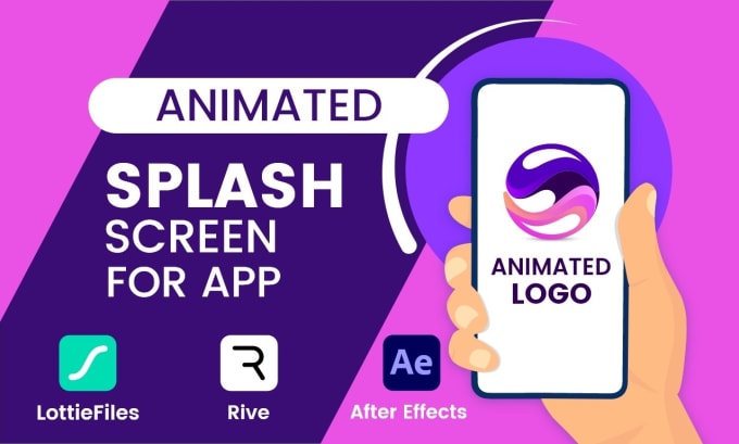 Gig Preview - Make splash screen animation in lottie for your app