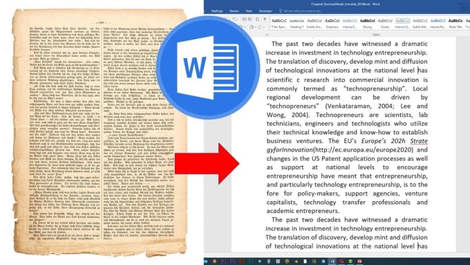 Bestseller - do convert image text to word document , fast typer