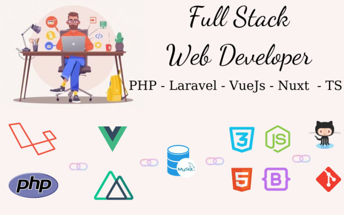 Bestseller - develop web using php, laravel, vuejs, nuxt