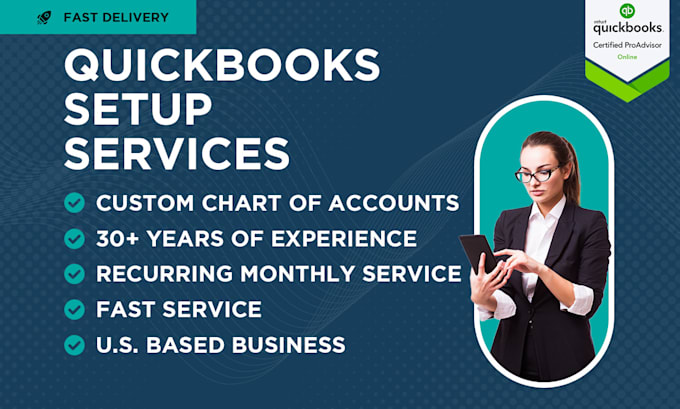 Gig Preview - Set up quickbooks online for you