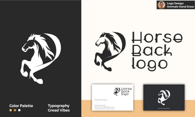 Gig Preview - Elegant horse logo design based on your competitors research,