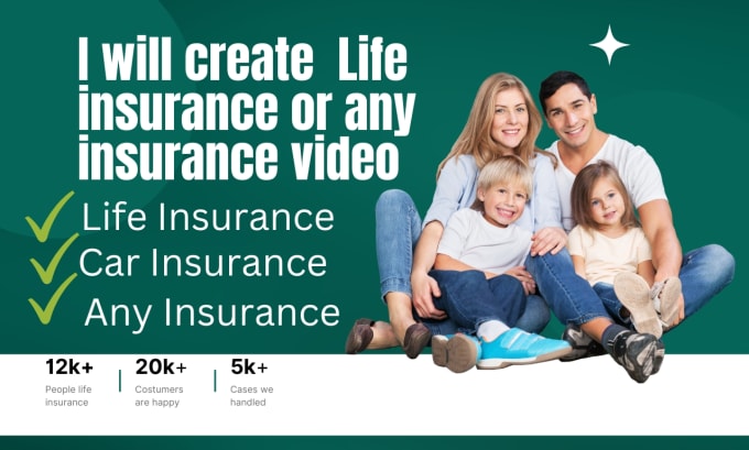 Gig Preview - Create  life insurance video or any insurance video with custom voiceover