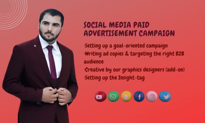 Gig Preview - Setup social media paid ads campaigns for your business