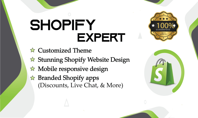 Gig Preview - Creatively design your shopify store and shopify website