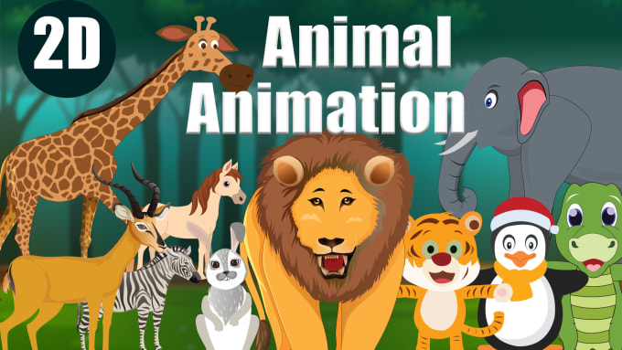 Gig Preview - Do amazing animal cartoon animation for youtube