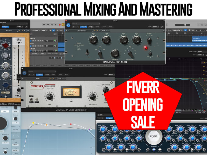 Gig Preview - Mix and master your song, radio ready,any genre,opening sale