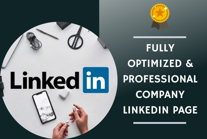 Gig Preview - Create and optimize your linkedin company page