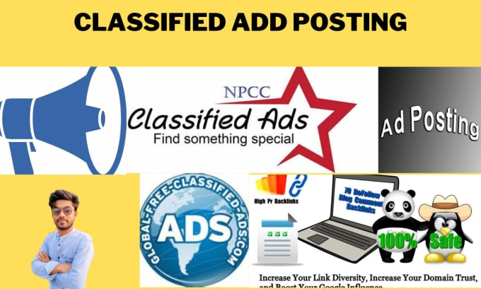 Gig Preview - Do classified ads posting on top classified ad posting websites