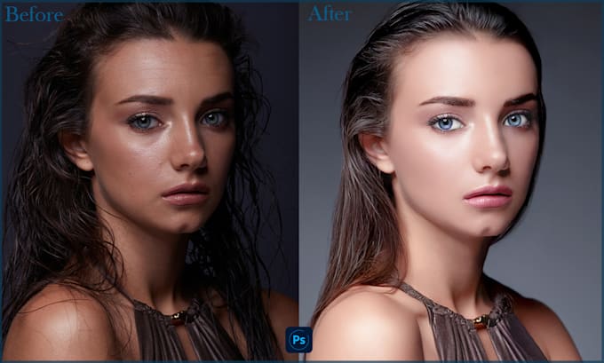 Gig Preview - Do professional beauty portrait retouching, photoshop expert