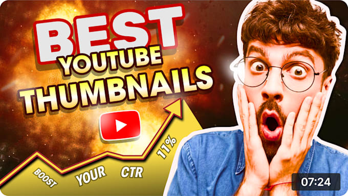 Gig Preview - Create amazing thumbnails to increase your views