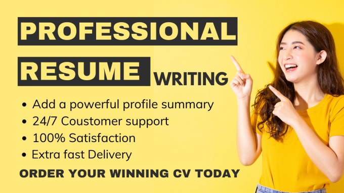 Gig Preview - Create professional resume, CV, and cover letter within one day