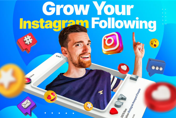 Gig Preview - Grow your instagram account and engagement