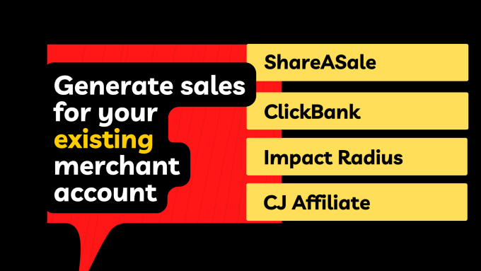 Gig Preview - Manage and grow your shareasale, clickbank, cj affiliate merchant account