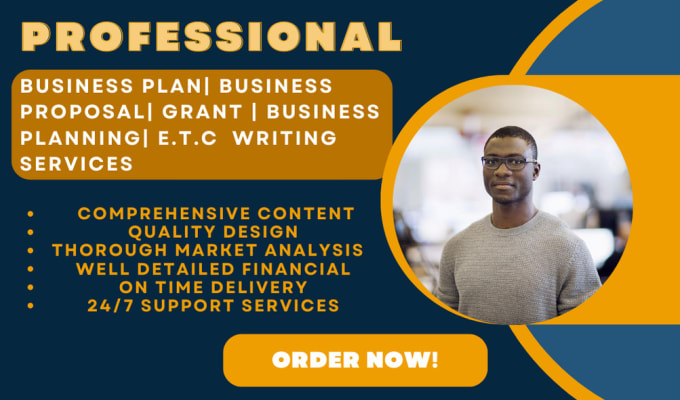 Gig Preview - Write an investor ready business plan for startup, proposal, business plan