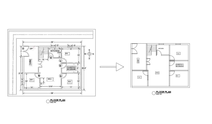 Gig Preview - Convert pdf, sketch, hand drafting, blueprint to cad drawing