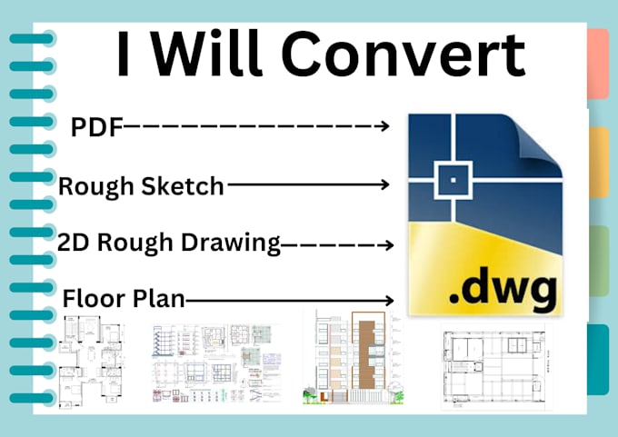 Gig Preview - Convert PDF, image, sketch to high quality autocad 2d expert