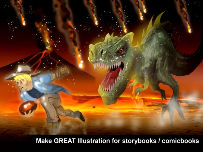 Gig Preview - Make great illustration for book