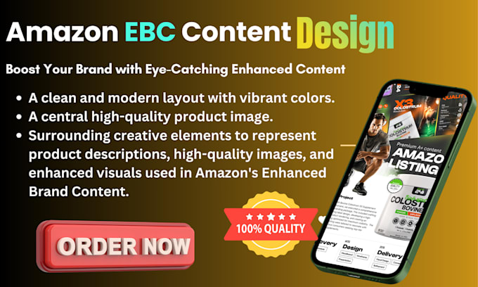 Gig Preview - Transform your amazon listings with eye catching ebc designs