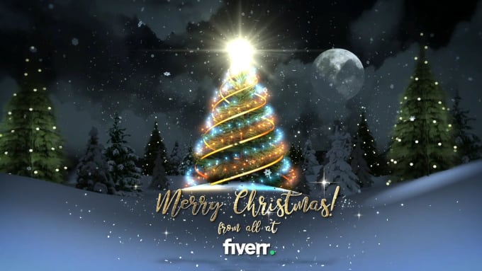 Gig Preview - Create beautiful christmas logo animation for your brand