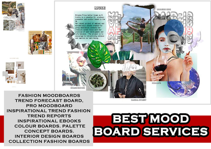 Gig Preview - Create moodboards that reflect future fashion trends