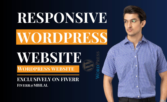 Gig Preview - Build responsive wordpress website design and development in 48 hours