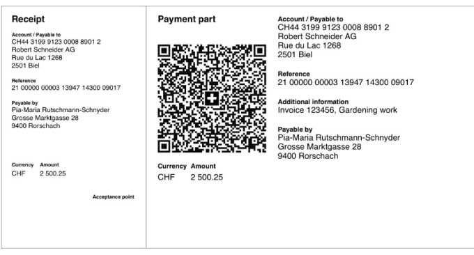 Gig Preview - Add sepa qr code and swiss qr code for qr payment in your website