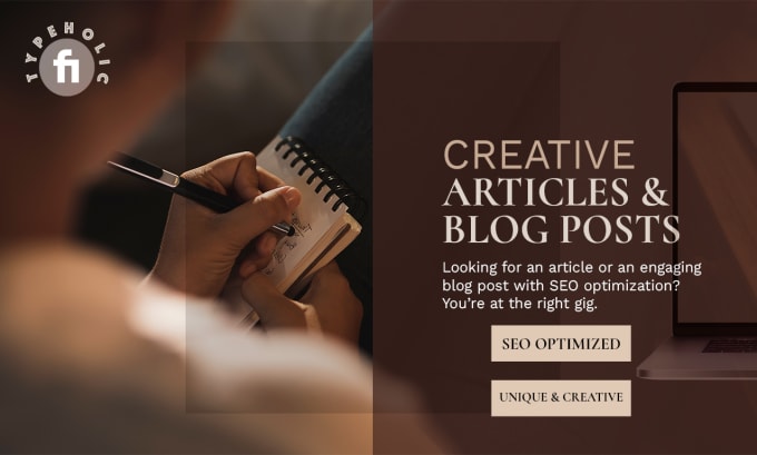 Gig Preview - Write creative articles or blog posts