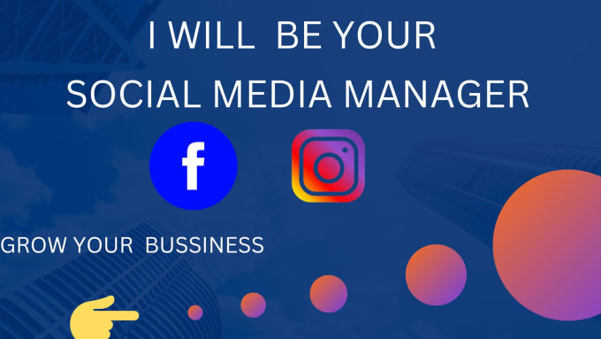 Gig Preview - Be your social media marketing manager