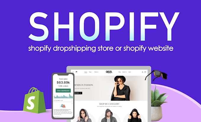 Gig Preview - Custom shopify website development and dropshipping store setup