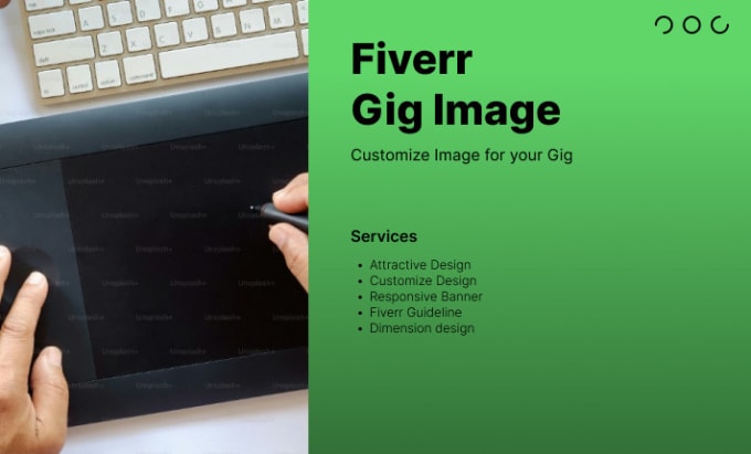 Gig Preview - Create fiverr gig image with customization