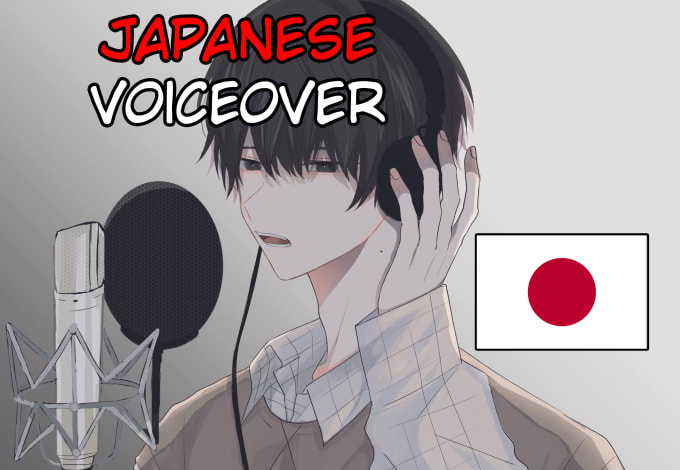 Gig Preview - Voice over anything in japanese in a deep male voice