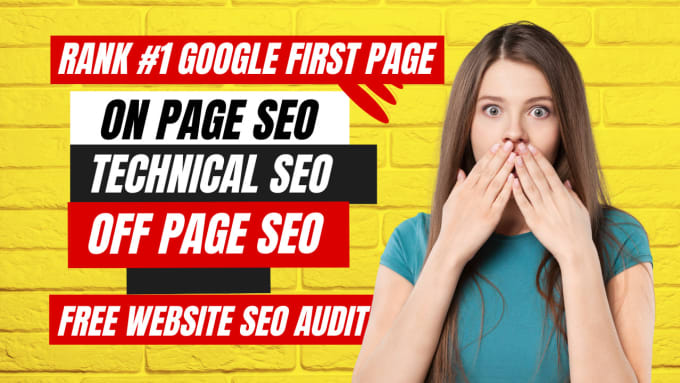 Gig Preview - Complete on page, technical and off page SEO service for top google ranking