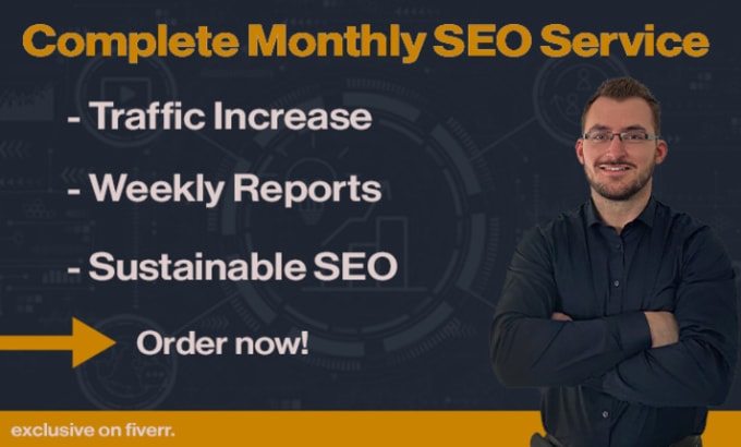 Gig Preview - Do complete monthly seo service